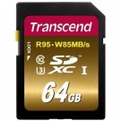 Transcend 64GB SDXC C10 UHS-I U3 R95/W85MB/s 4K